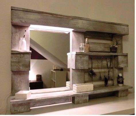 19 manières de fabriquer un meuble de salle de bain en palette 18