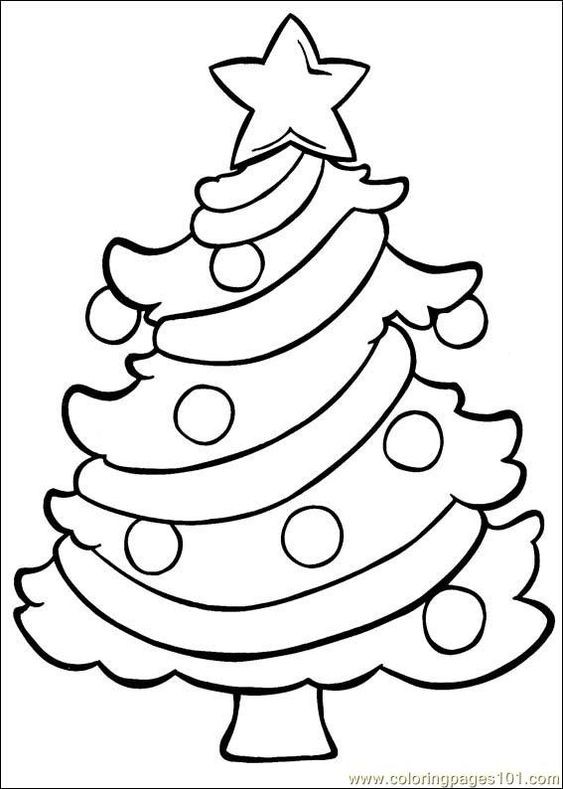 30 Dessins de Sapins de Noël à Imprimer et à Colorier 2