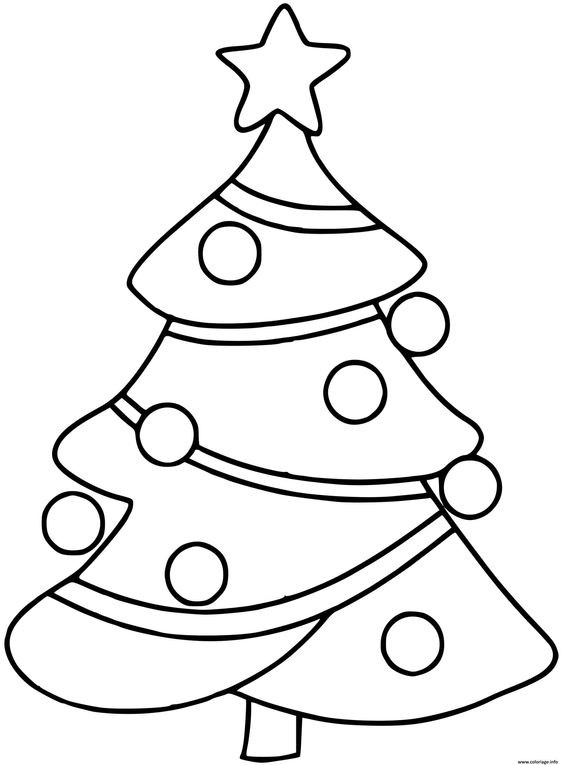 30 Dessins de Sapins de Noël à Imprimer et à Colorier 20