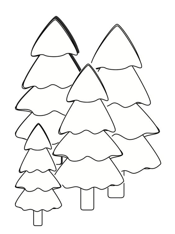 30 Dessins de Sapins de Noël à Imprimer et à Colorier 28