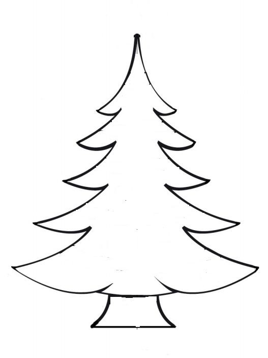 30 Dessins de Sapins de Noël à Imprimer et à Colorier 5