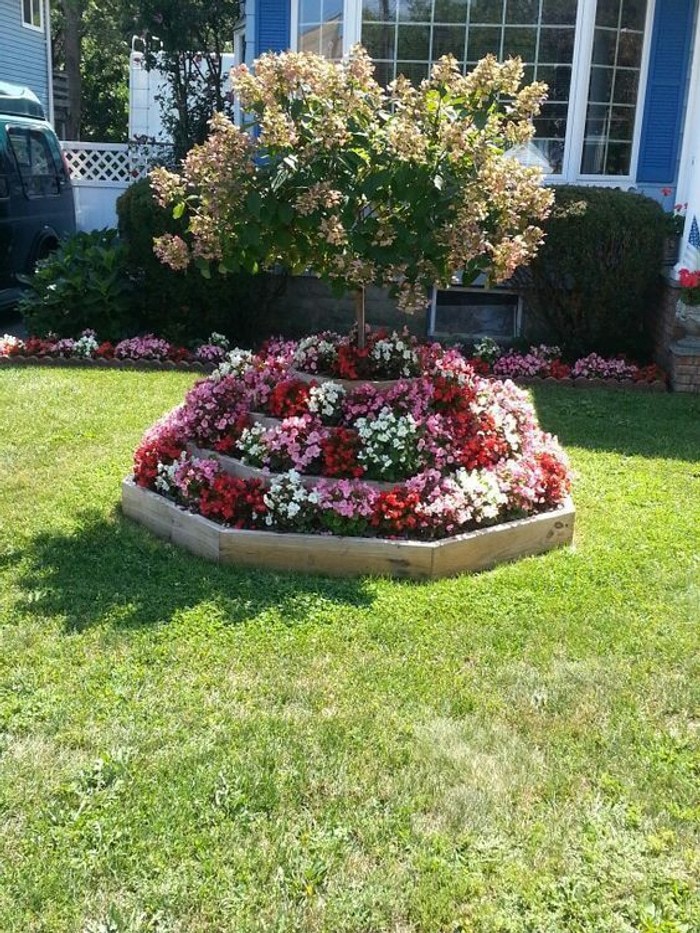 30 merveilleuses idées et inspirations pour créer des "îles de jardin" 20