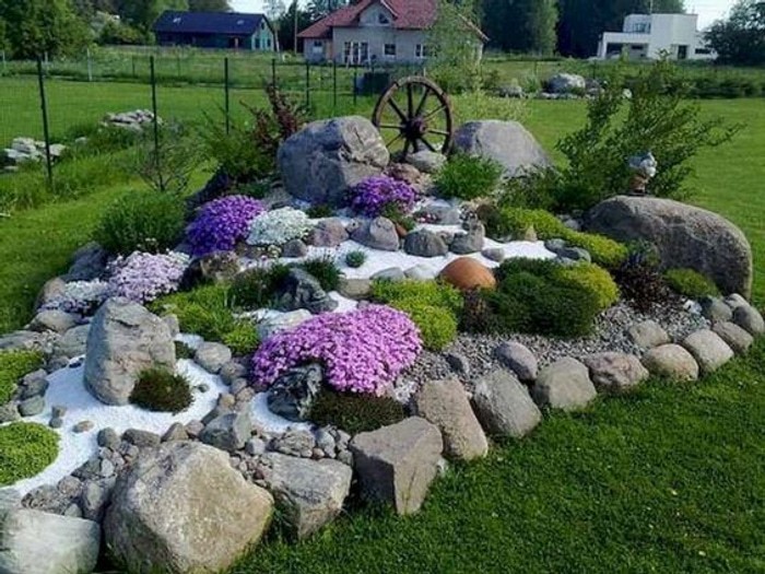 30 merveilleuses idées et inspirations pour créer des "îles de jardin" 22