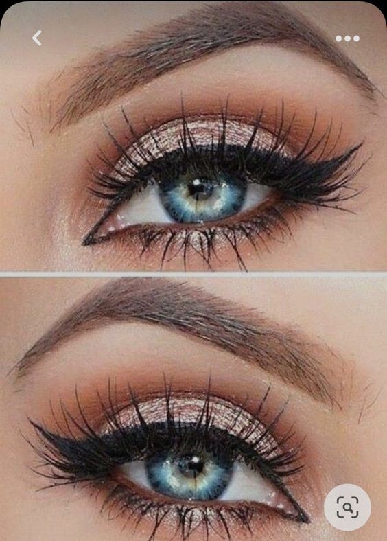 31 maquillages de mariée pour des yeux bleus éblouissants 6