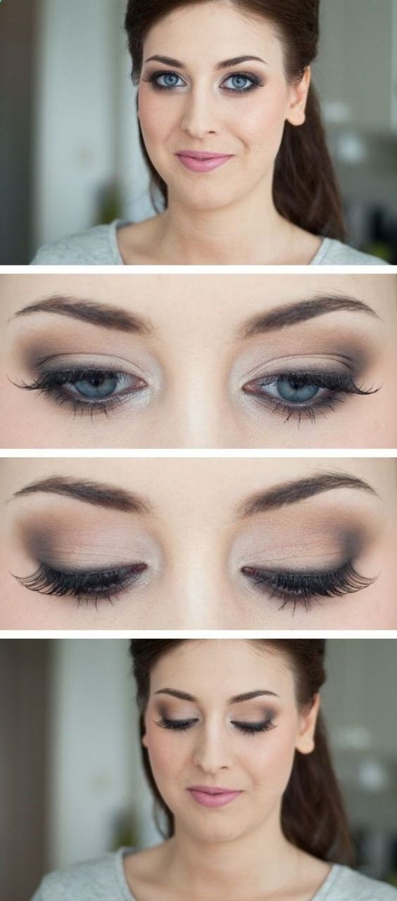 31 maquillages de mariée pour des yeux bleus éblouissants 7