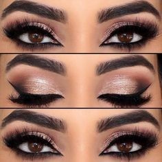 32 maquillages de mariée pour les yeux marrons 23