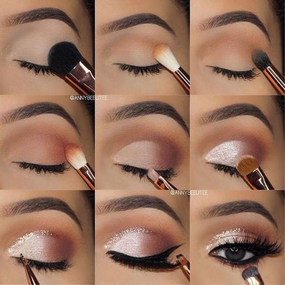 32 maquillages de mariée pour les yeux marrons 31