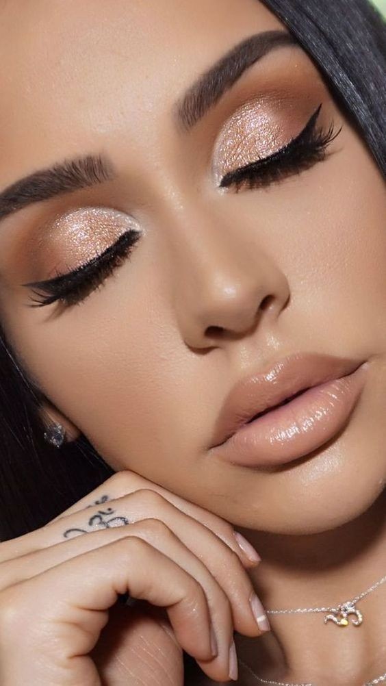 32 maquillages de mariée pour les yeux marrons 7 32 maquillages de mariée pour les yeux marrons 7