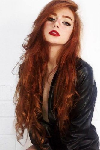 10 idées de coiffures pour cheveux roux foncés 8