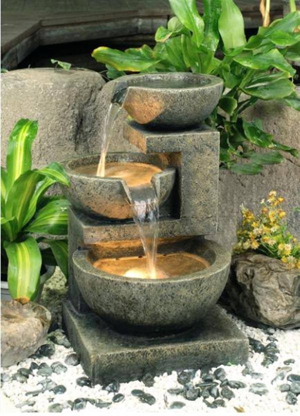 15 idées de fontaines qui seront sensationnelles dans votre jardin 15