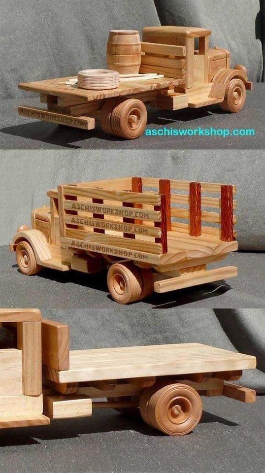 35 Idées de camions en bois à fabriquer soi-même 2