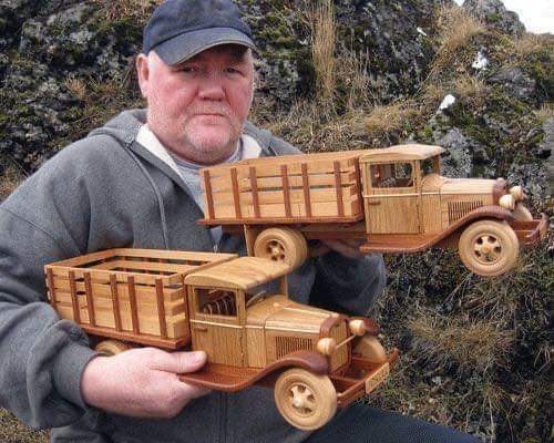 35 Idées de camions en bois à fabriquer soi-même 3