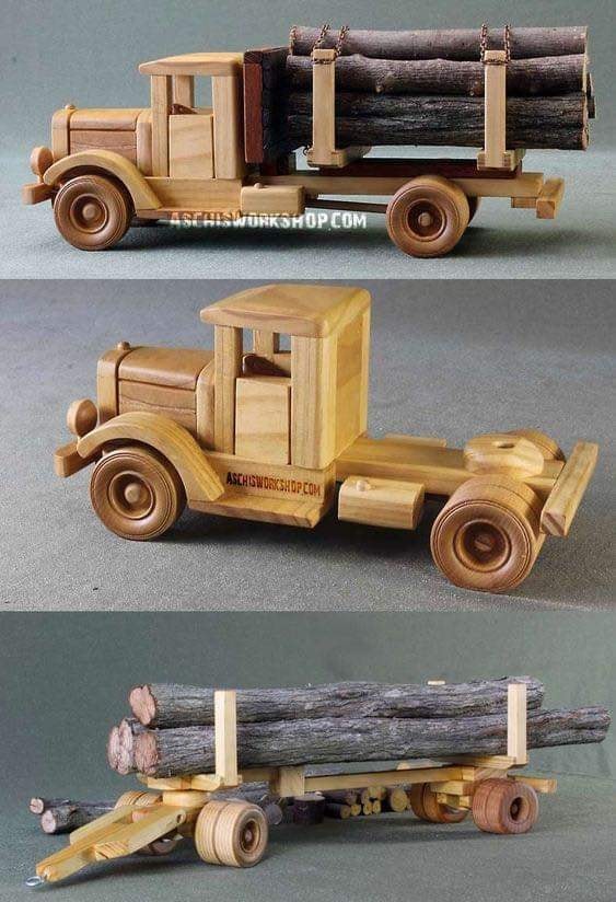 35 Idées de camions en bois à fabriquer soi-même 4