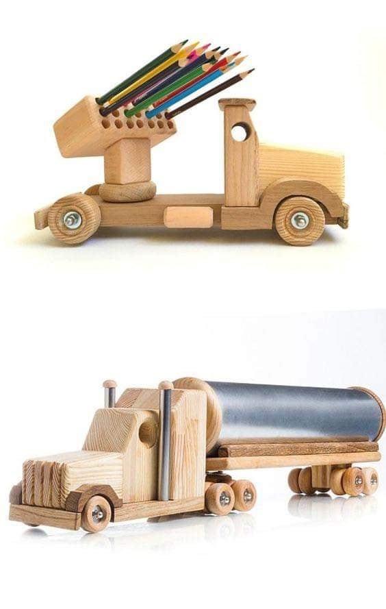 35 Idées de camions en bois à fabriquer soi-même 19