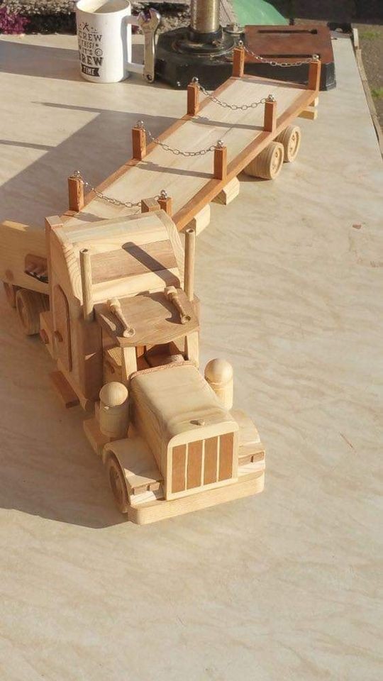 35 Idées de camions en bois à fabriquer soi-même 26