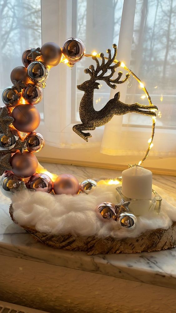 36 superbes idées de décorations confortables pour Noël 26