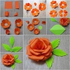 11 fleurs en papier à faire soi-même pour les enfants 1