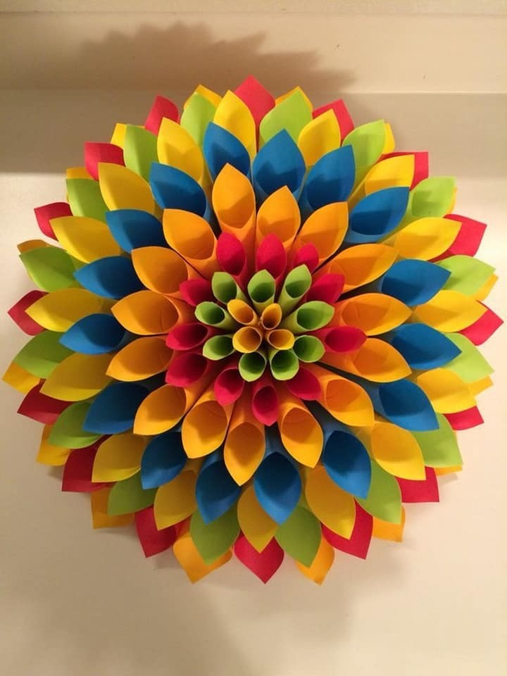 11 fleurs en papier à faire soi-même pour les enfants 10