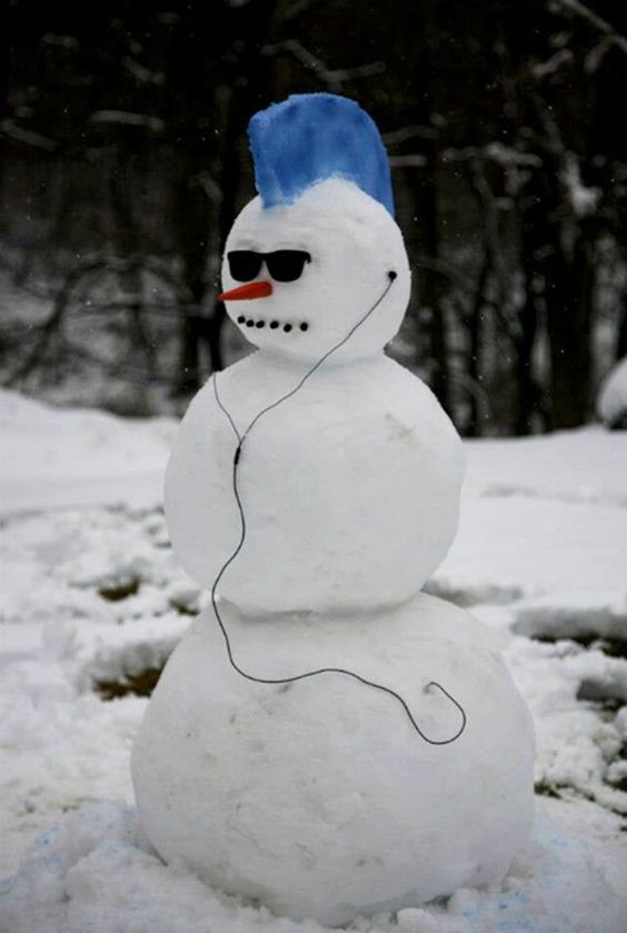39 idées de bonhommes de neige à faire soi-même 1