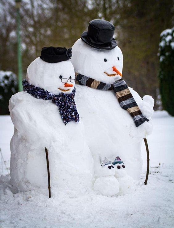 39 idées de bonhommes de neige à faire soi-même 3