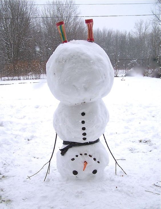 39 idées de bonhommes de neige à faire soi-même 4