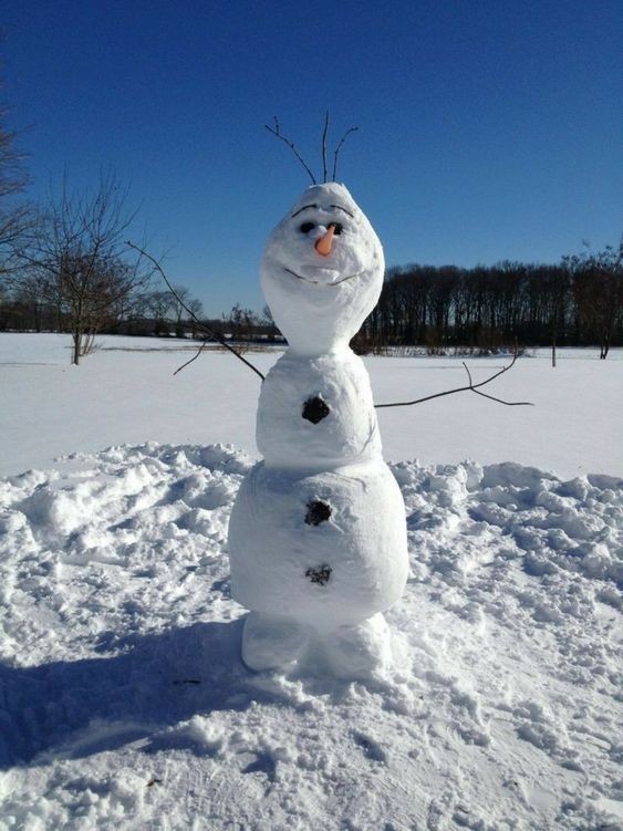39 idées de bonhommes de neige à faire soi-même 5