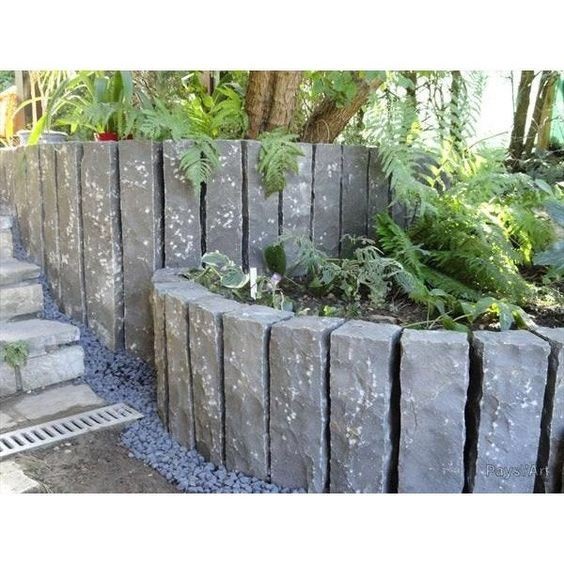 60 top idées de bordures de jardin en pierre 9