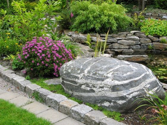 60 top idées de bordures de jardin en pierre 29