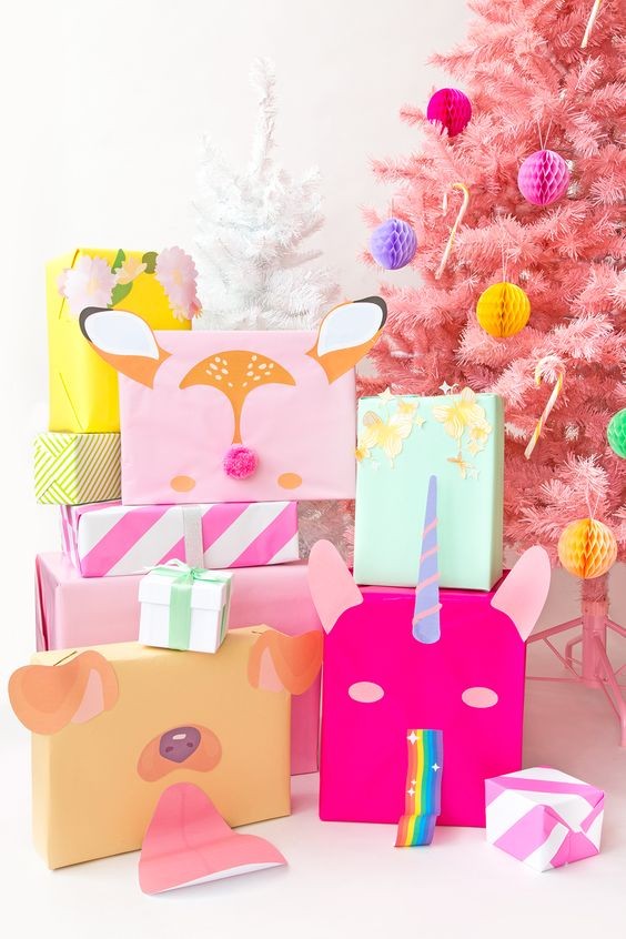 58 idées pour emballer et décorer vos cadeaux de Noël 22