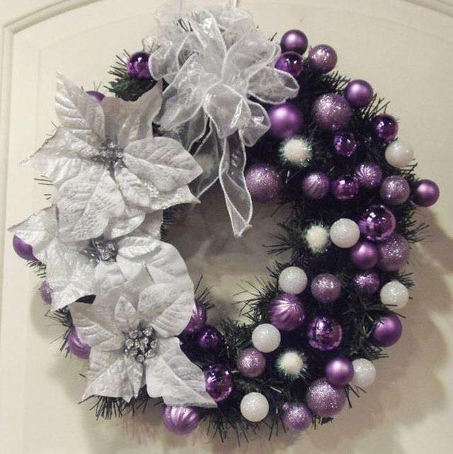 19 Décorations de Noël dans les tons violets 2