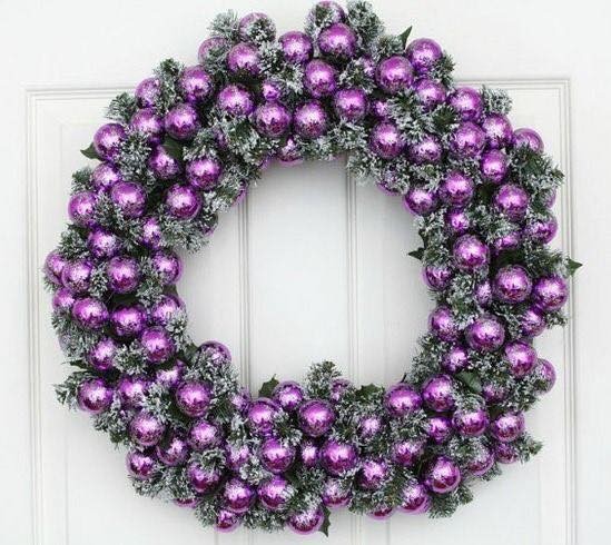 19 Décorations de Noël dans les tons violets 18