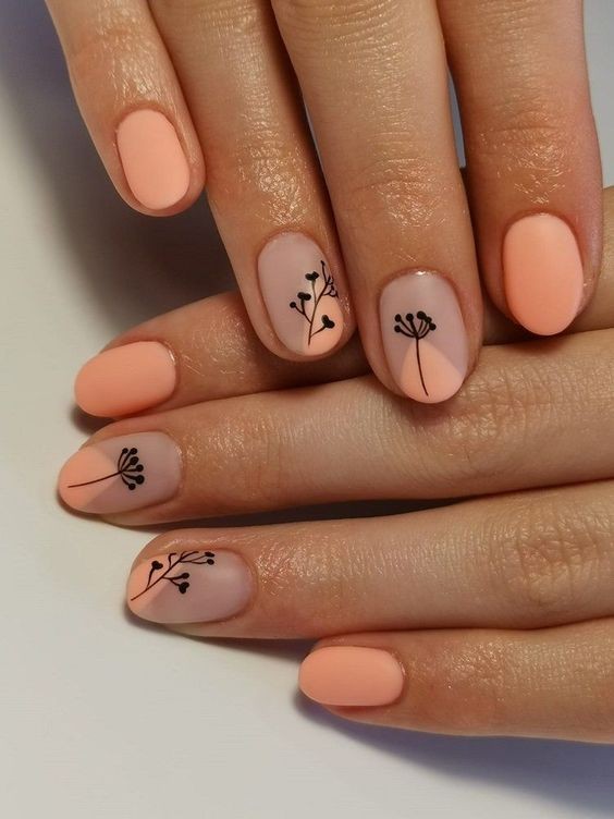 17 nails art minimalistes pour des ongles courts 27