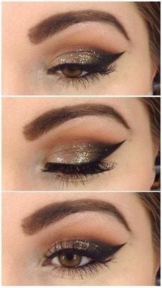 32 maquillages de mariée pour les yeux marrons 2