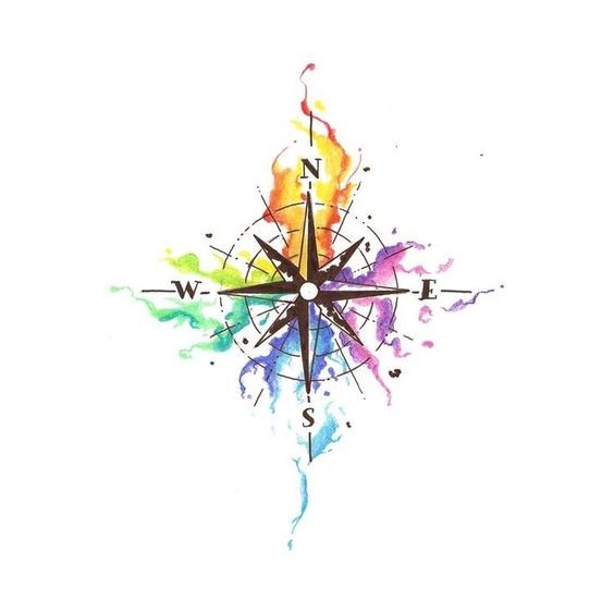 Tatouages boussole : 38 idées pour vous aider à trouver votre voie 23 Tatouages boussole : 38 idées pour vous aider à trouver votre voie 23