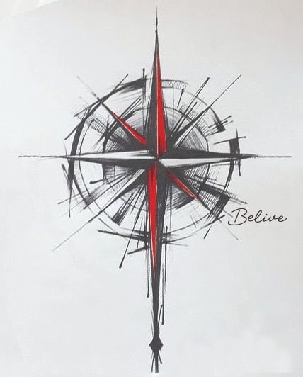 Tatouages boussole : 38 idées pour vous aider à trouver votre voie 30 Tatouages boussole : 38 idées pour vous aider à trouver votre voie 30