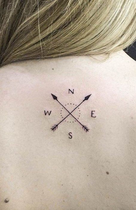 Tatouage boussole femme : 20 idées pour trouver votre chemin vers l'élégance 14