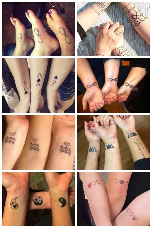 25 petits tatouages sœurs pour célébrer votre lien spécial 1