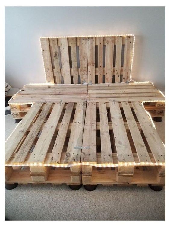 12 super idées de lits en palettes 7 12 super idées de lits en palettes 7