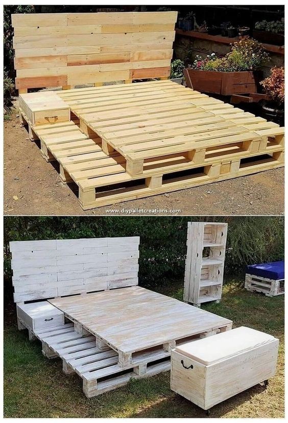 12 super idées de lits en palettes 9 12 super idées de lits en palettes 9