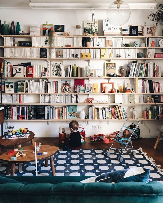 Bibliothèque murale : 16 idées à adopter pour son salon 3