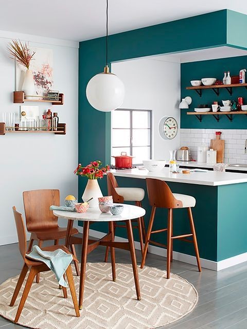 11 idées pour peindre vos murs en bleu et turquoise 3