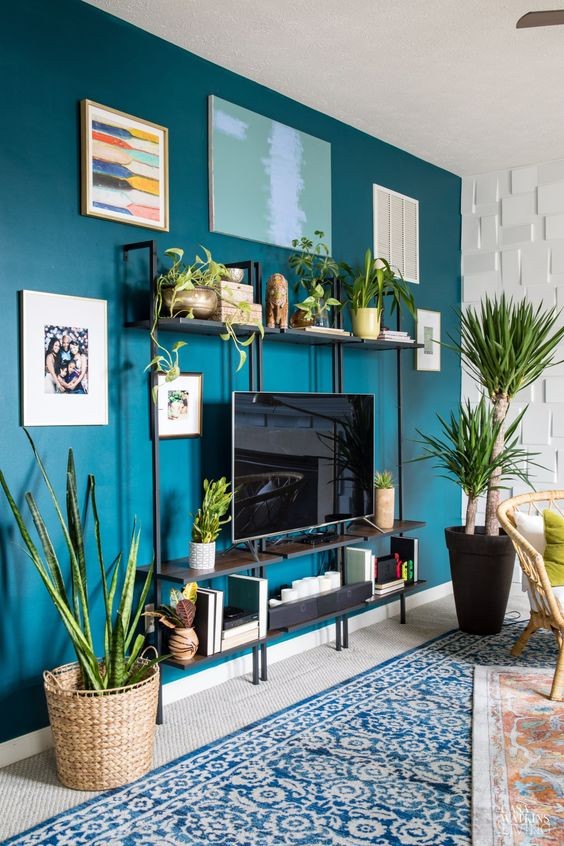 11 idées pour peindre vos murs en bleu et turquoise 6