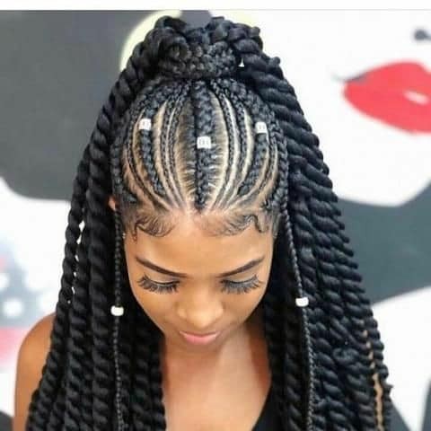 80 Idées de Tresses Africaines Qui Rendent Une Femme Irrésistible ! 60