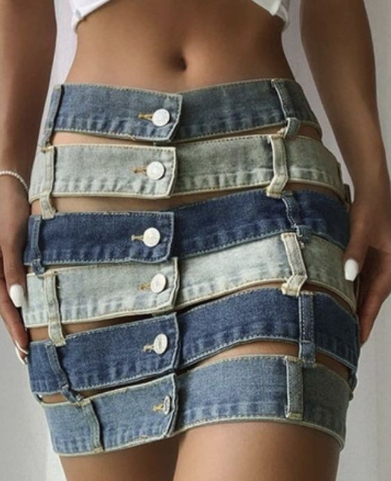 50 idées pour transformer de vieux jeans en jolies tenues 7