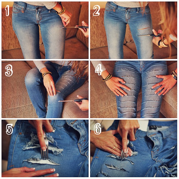 50 idées pour transformer de vieux jeans en jolies tenues 16