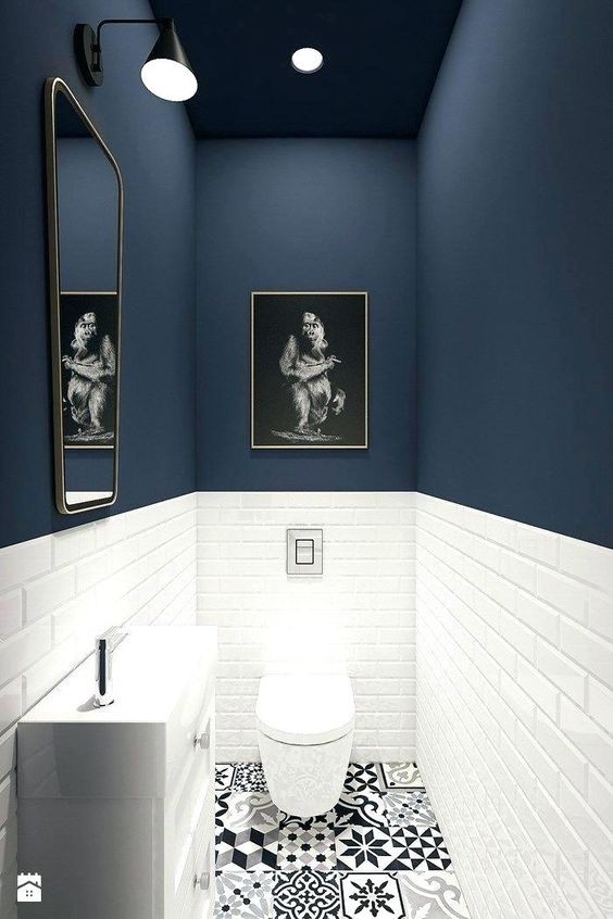 Peinture salle de bain : 28 idées de couleurs tendances 17