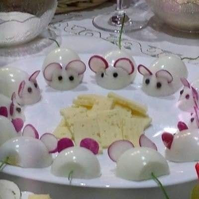 17 idées de présentation des salades d'œufs de façon rigolote 2