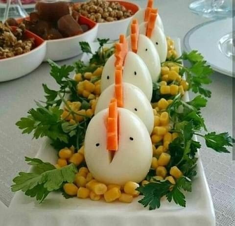 17 idées de présentation des salades d'œufs de façon rigolote 3 17 idées de présentation des salades d'œufs de façon rigolote 3