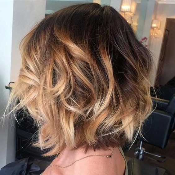 14 Balayages miel sur cheveux châtain foncé 7