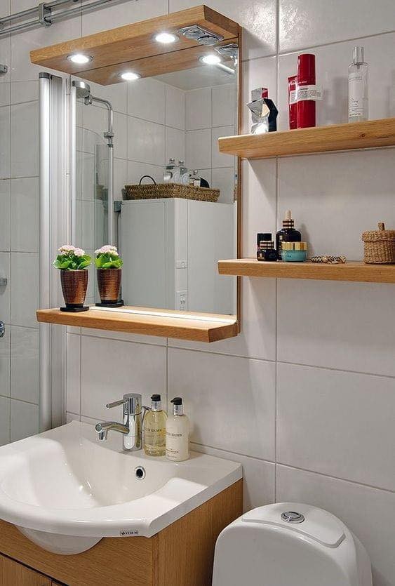 10 idées pour organiser une petite salle de bain avec peu d'argent 4